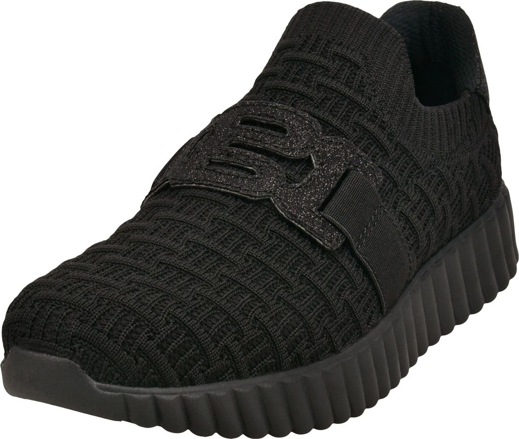 Bagatt Slipper - Schwarz / Metallic Textil : Normal : 36 Größe: 36 Weite: Normal