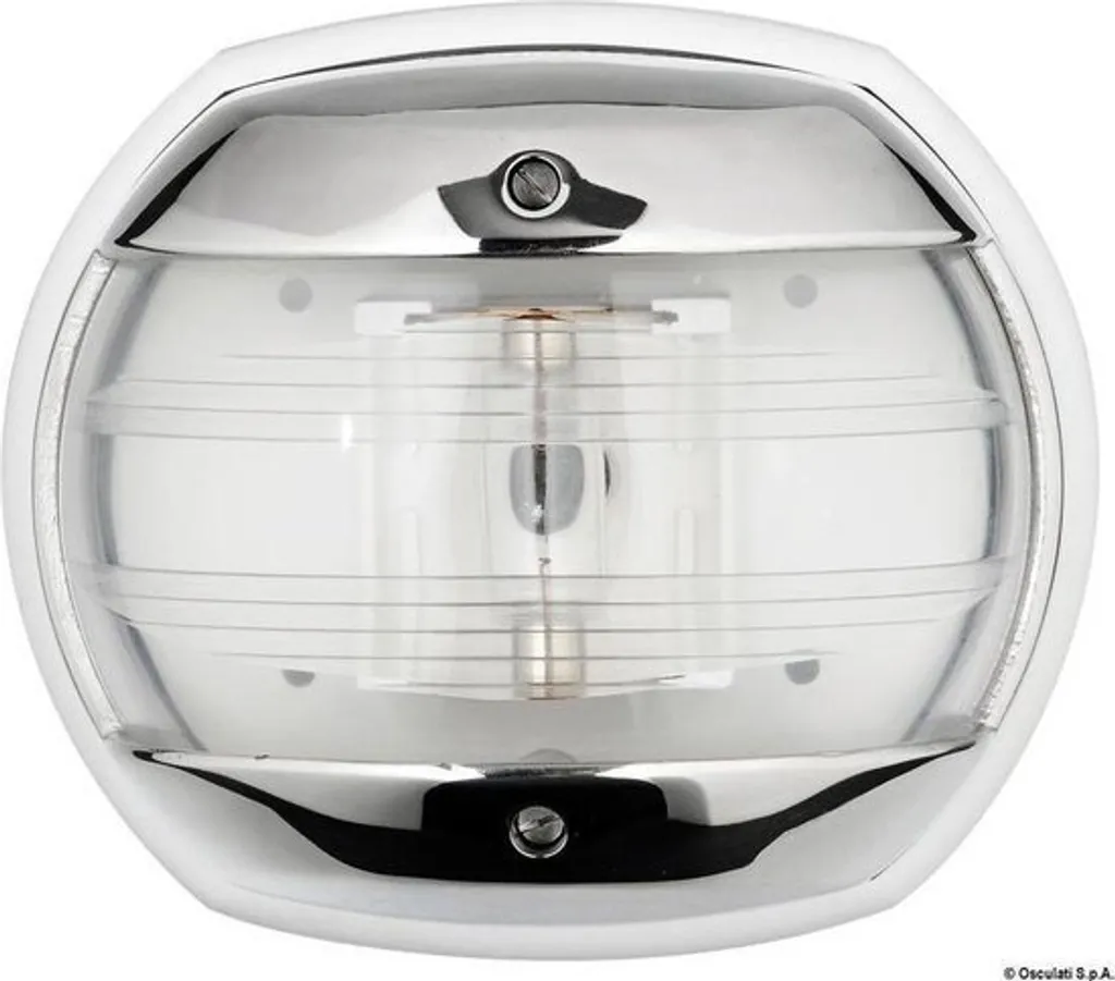 Feu de navigation inox AISI 316 blanc 12V Maxi 20 grande visibilité