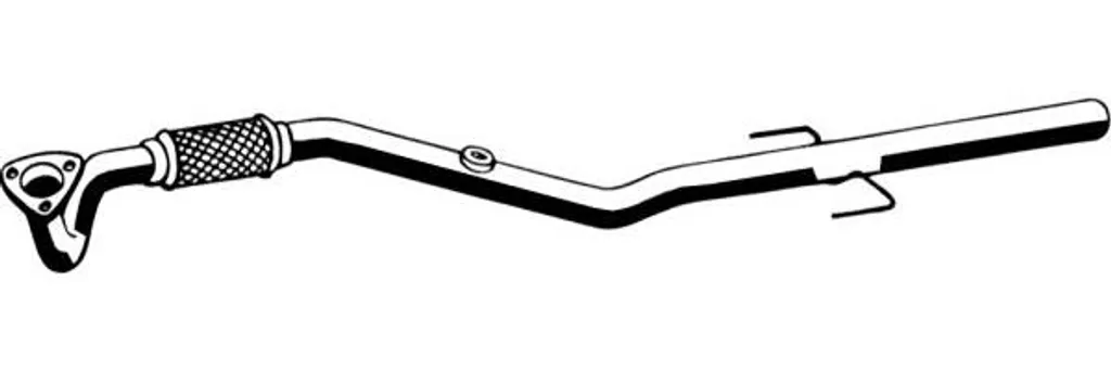 Tuyau d'échappement pour réparation Opel Vectra C et Signum Hatch