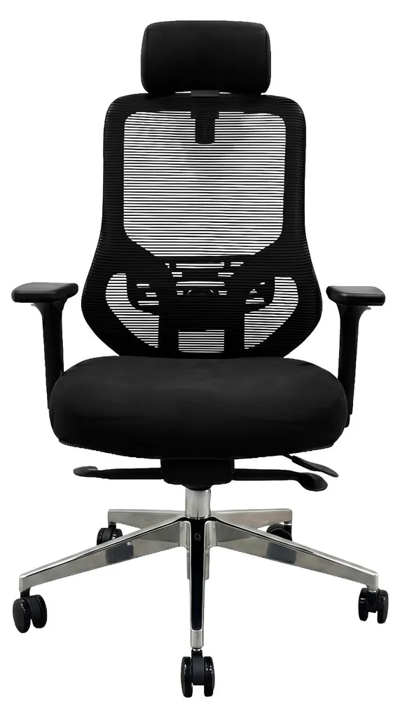 JAN NOWAK AXIS Chaise de bureau ergonomique en maille respirante noire