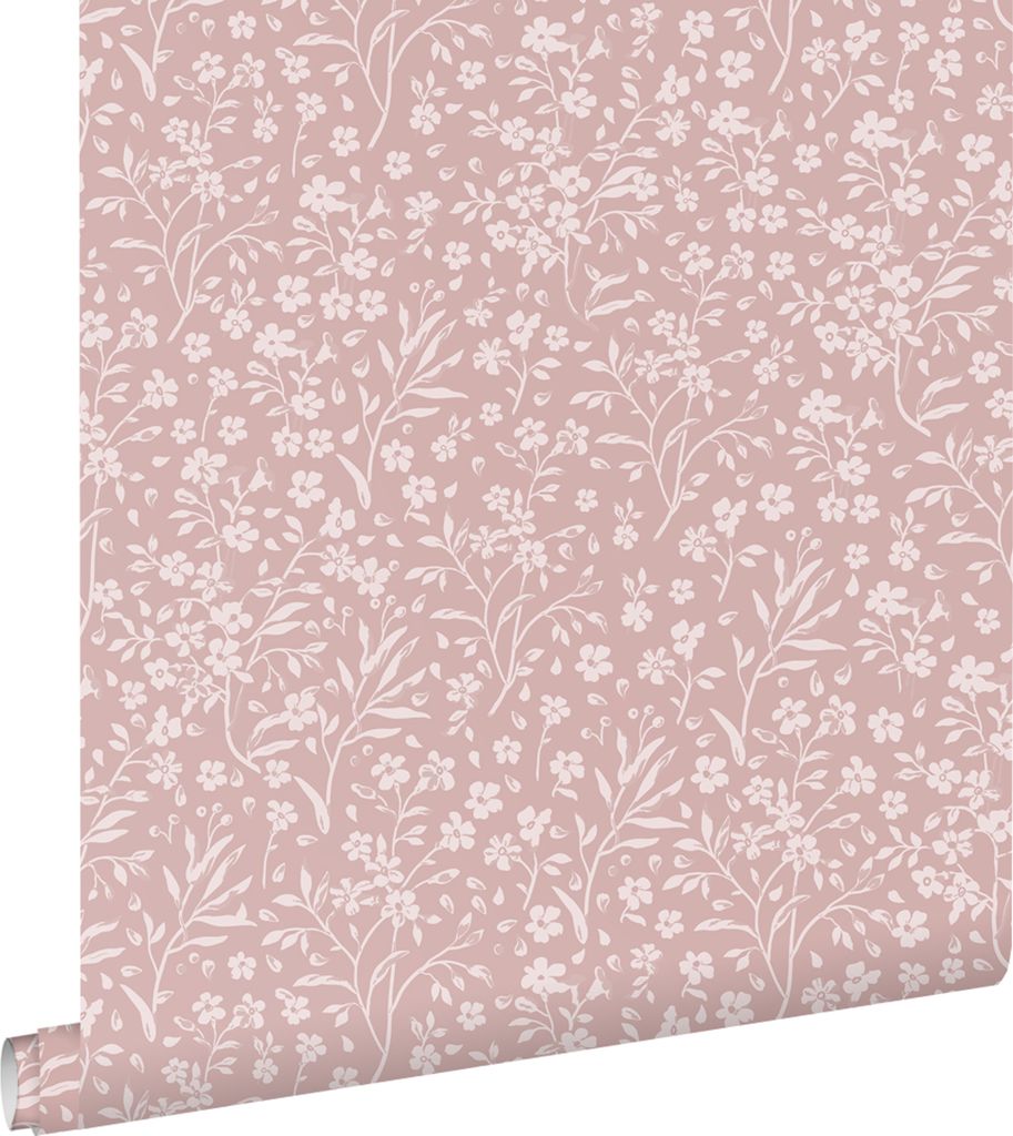 ESTAhome Tapete Blumen Rosa 53 cm x 10.05 m Produktbild 