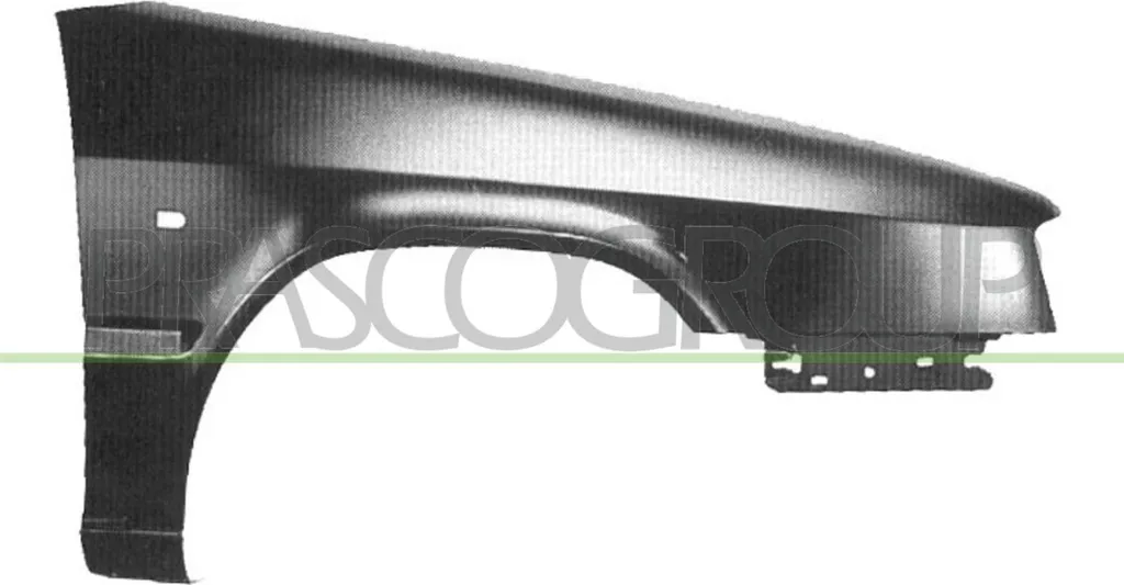 Aile avant droite PRASCO CI0323003 pour Citroën ZX N2 OE 76076218