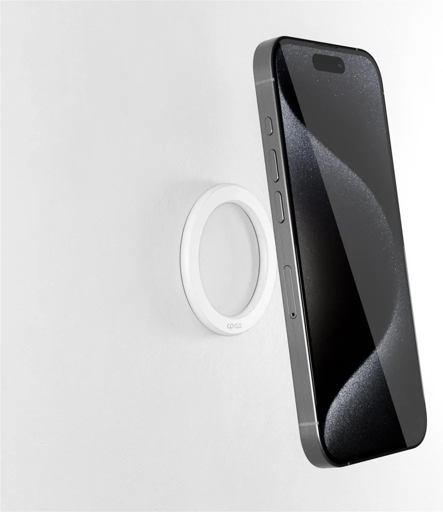 Support iPhone MagSafe Epico pour bureau et maison - Pack de 2 blancs