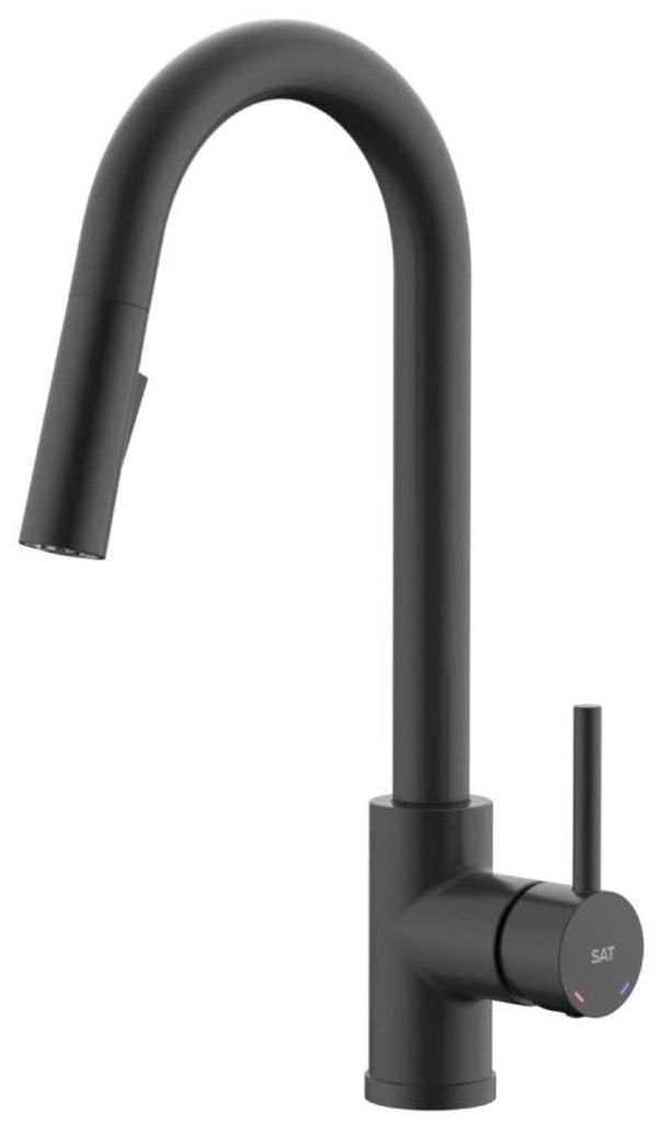 SIKO Küchenarmatur für Fenstermontage, schwarz SATBSD289KC Produktbild 