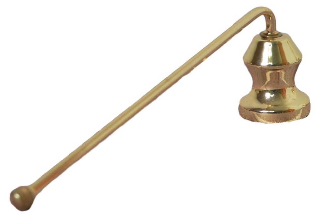Kerzenlöscher mit Glocke und langem Griff aus Edelstahl, Teelichtdocht, Flammenlöscher, Kerzenstopper, Zubehör