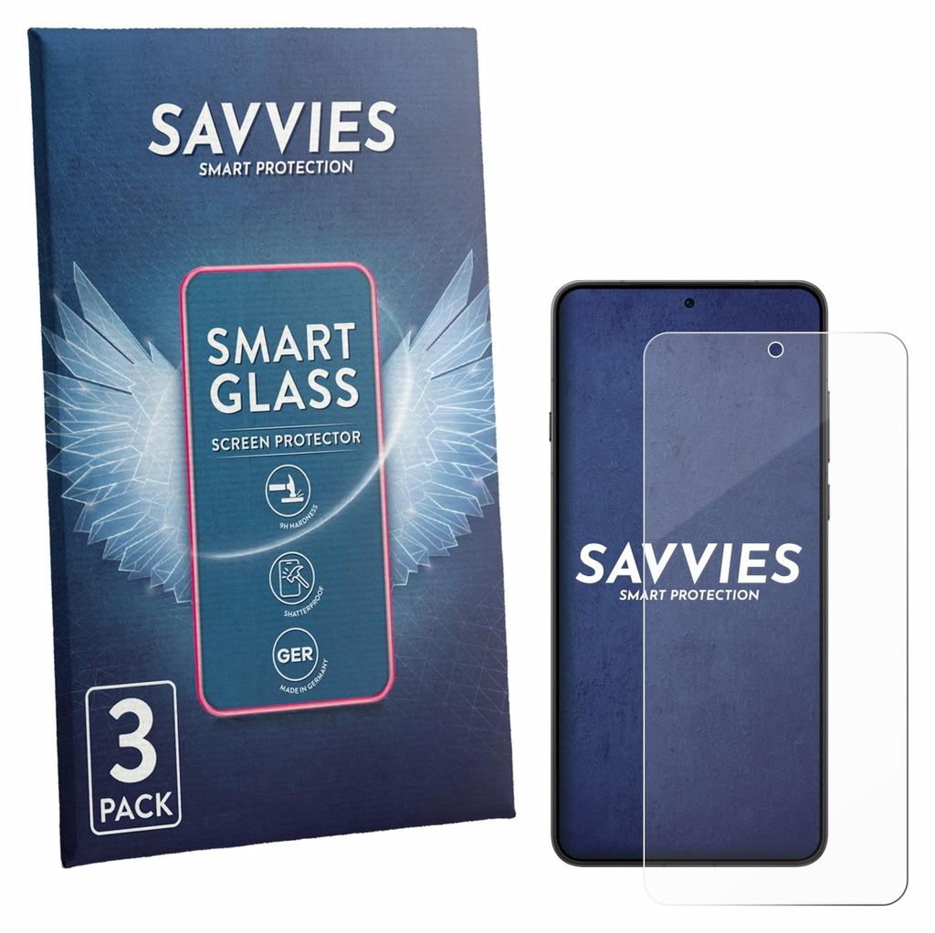 3x Savvies Schutzglas Folie für Oppo Find X9 Ultra 9H Panzer Schutzfolie Glas Displayschutz klar transparent
