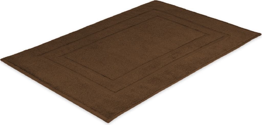 Badvorleger 50 x 80 cm 700g/m²  Schokobraun Hohe Qualität Produktbild 