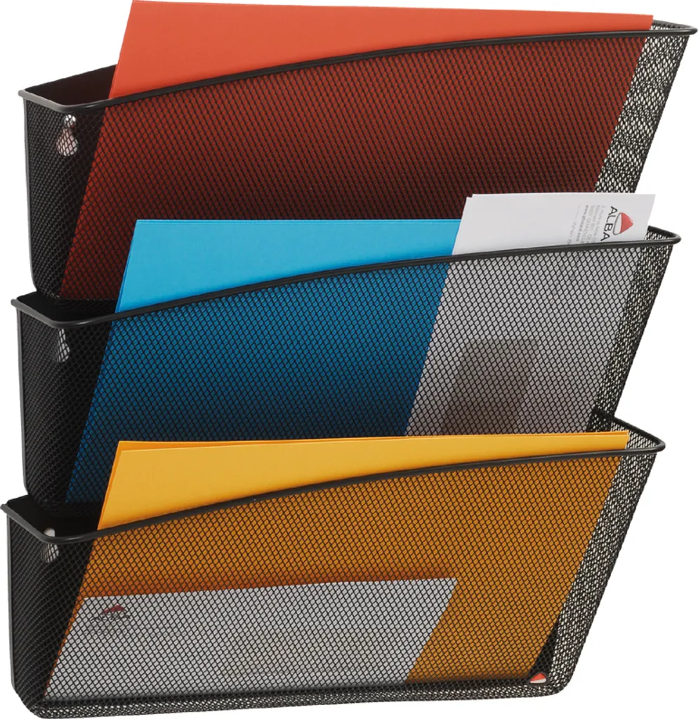 Alba MESHFILE N: Organizza il tuo Home Office con Stile - 3 Tasche