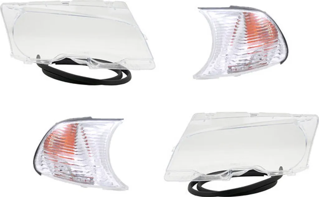 Kit Lenti Faro Johns per BMW Serie 3 E46 99-03 | Restauro Originale Li+R