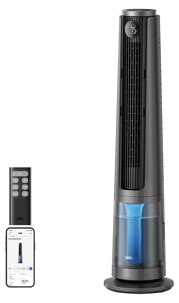 Dreo DR-HEC005S, Haushaltsturmventilator, Schwarz, Flur, 20 Produktbild 