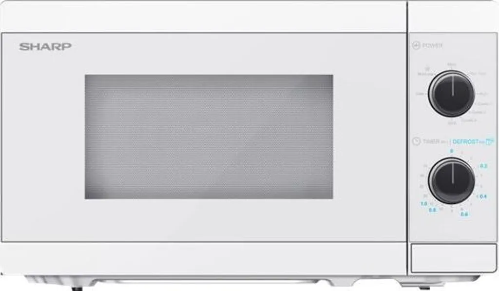 Micro-ondes avec Gril Sharp YC-MG01E-C 20 Litres Blanc Design Épuré