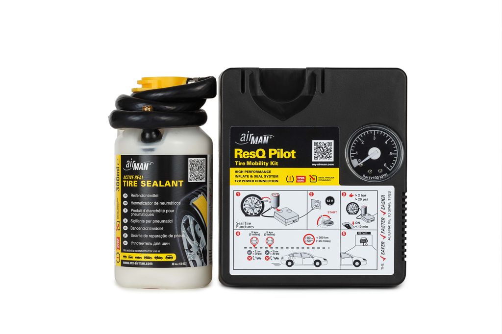 Kunzer ResQ Pilot, Reifenpannenset Standard für Kleinwagen Produktbild 