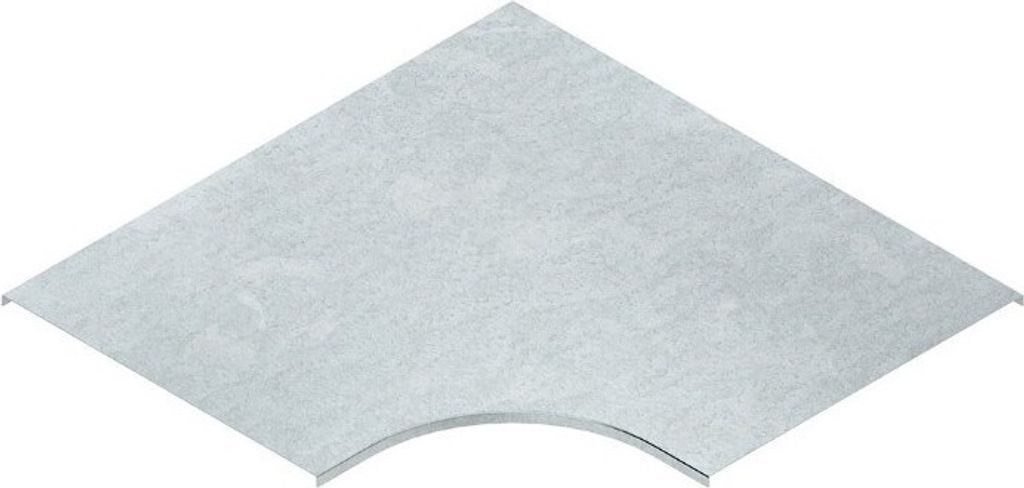Kabelrinnen-Deckel für 90° Bogen, horizontal, RESD 100, Breite 104 mm