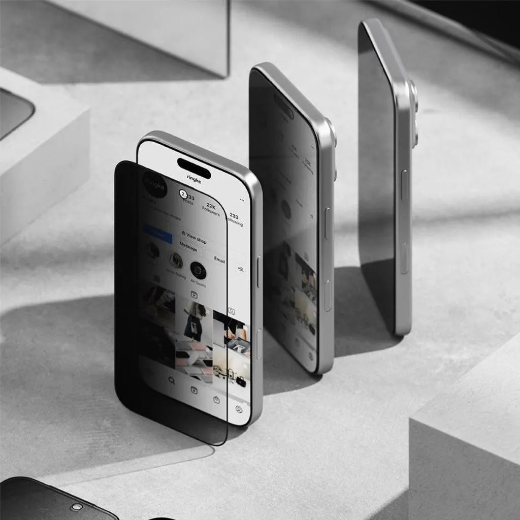 Offerta 2-Pack Vetro Privacy iPhone 17 Pro Max Ringke Easy Slide 9H - 3