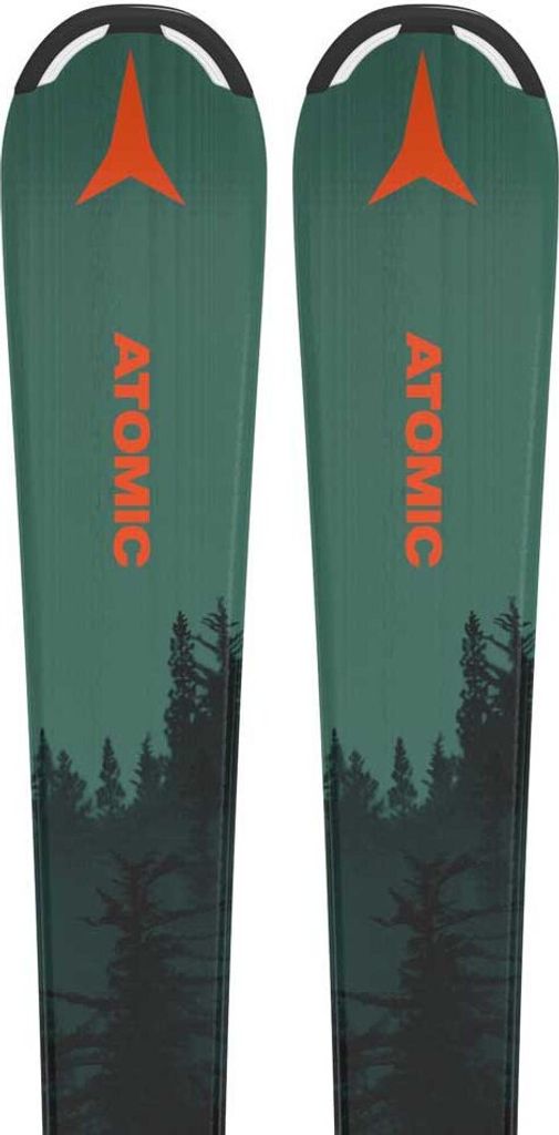 Atomic MAVERICK JR 100-120 + C5 GW CA Kinder Ski Einsteiger 25/26 grün 100