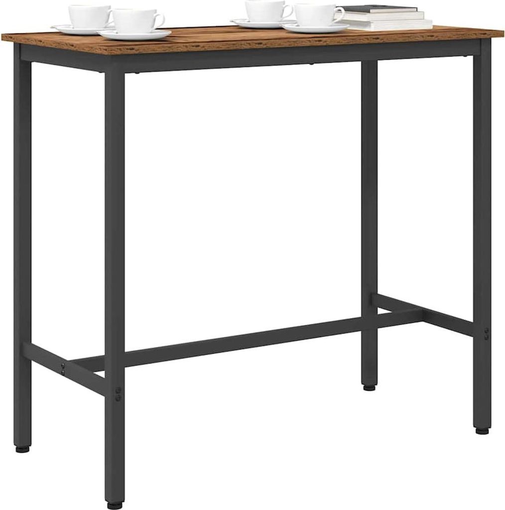 vidaXL Tisch Altholz 100 x 50 x 90,5 cm Ingenieure Holz und Stahl