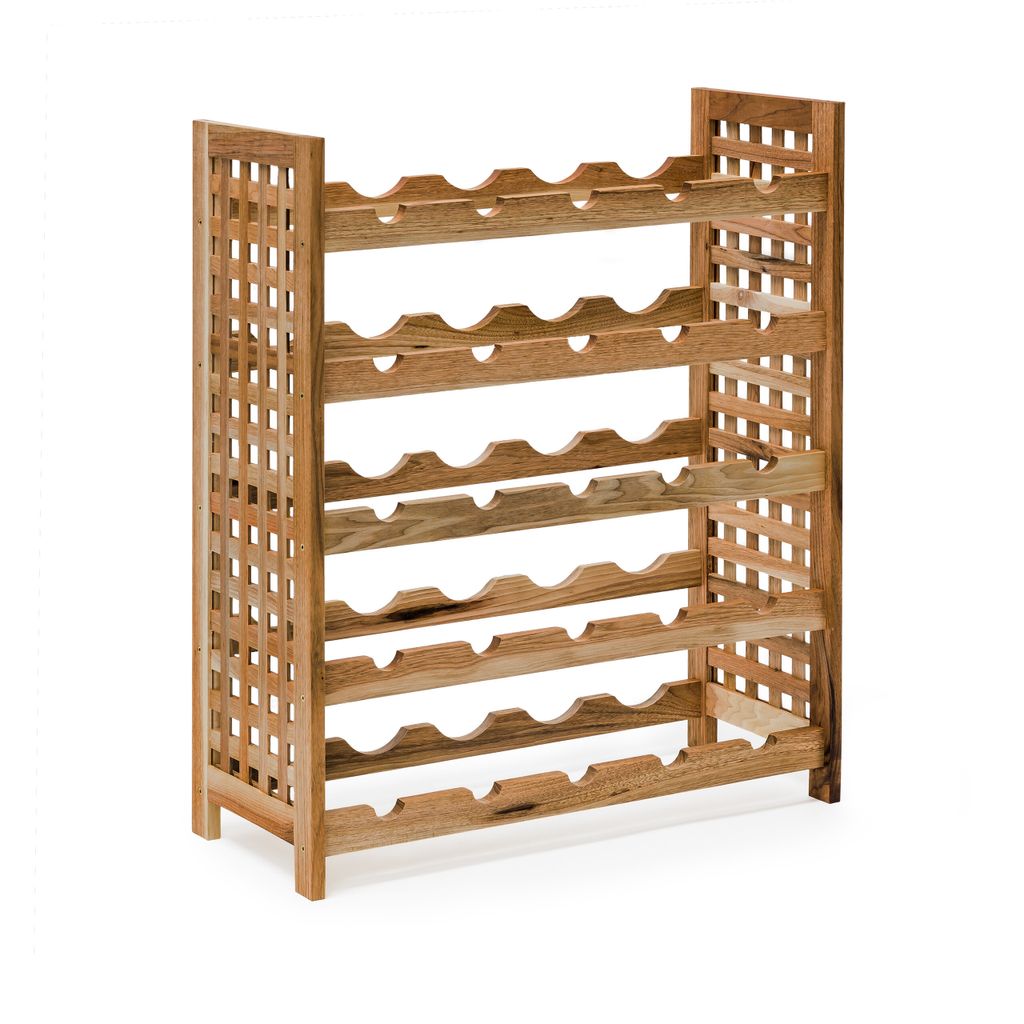 Relaxdays Weinregal Fr 6 Flaschen  Walnussholz Flaschenregal HBT 13 X  38,5 X 16 Cm Natur