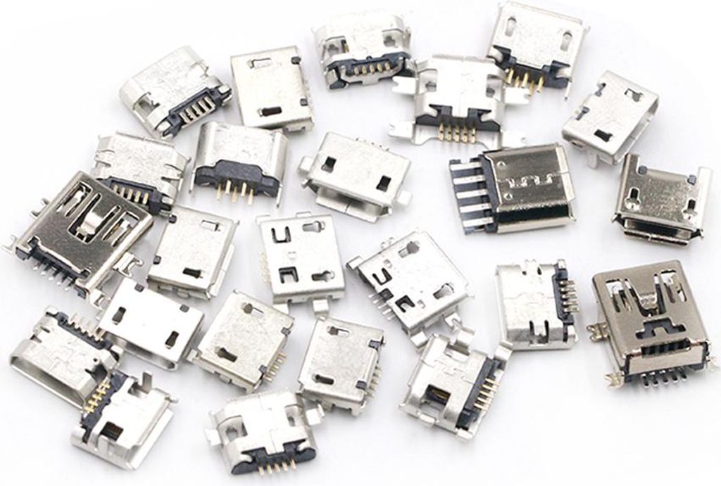 Mehrfachspezifikations-USB-Stecker-Pin-Ladungsbuchsen-SMT-Buchsensatz