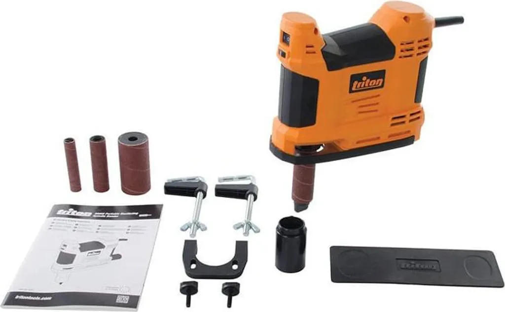 Ponceuse compacte à cylindre 650W avec table en fonte TRITON 949538