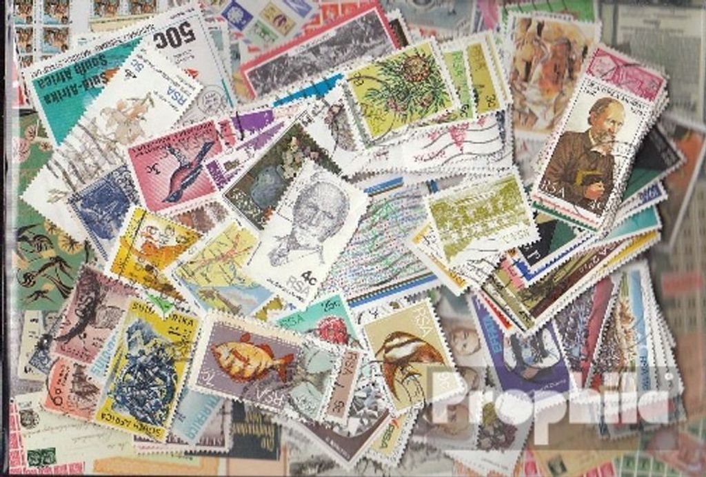 Briefmarken Südafrika 300 verschiedene Marken