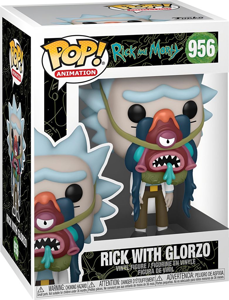 Funko POP Rick and Morty 956 Rick with Glorzo Figurka Zdjęcie produktu 