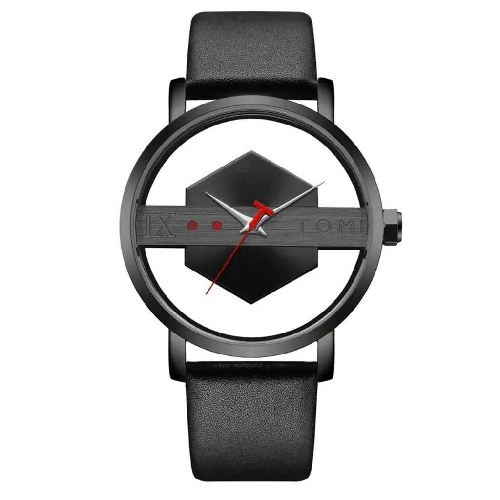 Montre Homme pour Tenue de Bureau et Soirée - TOMI Chic KP29109 Noire