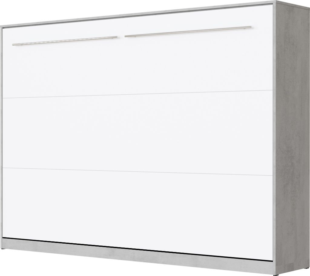 SMARTBett Standard Komfort Lattenrost 140x200 Horizontal Komfort Beton/Weiss