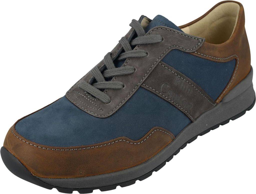 Finn Comfort Komfort Schnürschuhe Herren 31393332343836 Blau 45 EU