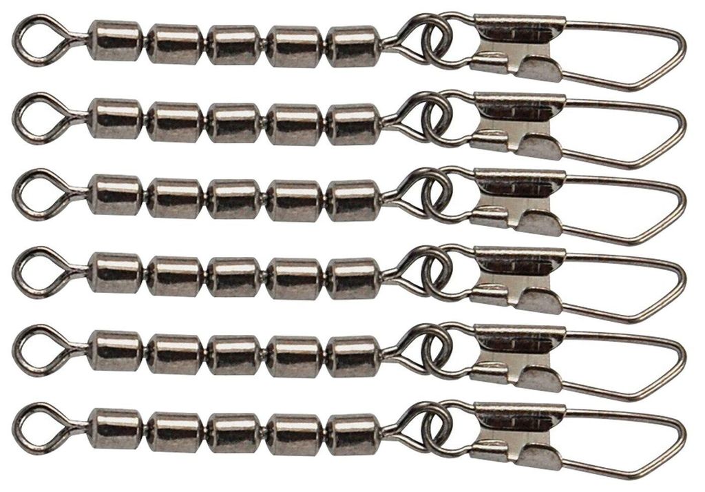Trout Master 5-fach Forellenwirbel mit Snap - 6 Wirbel, Produktbild 