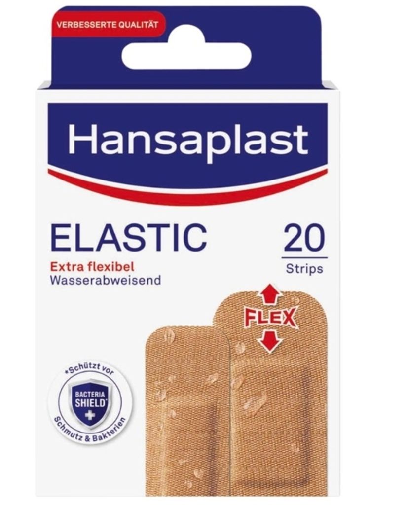 Hansaplast Pflaster, elastisch und wasserfest (20 Stück)