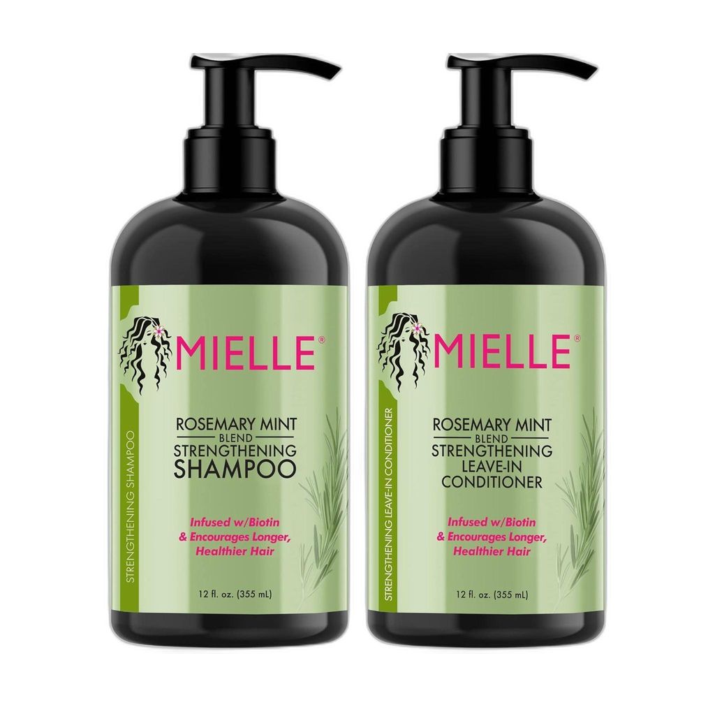 Mielle Rosemary Mint stärkendes Shampoo + Leave-In Produktbild 