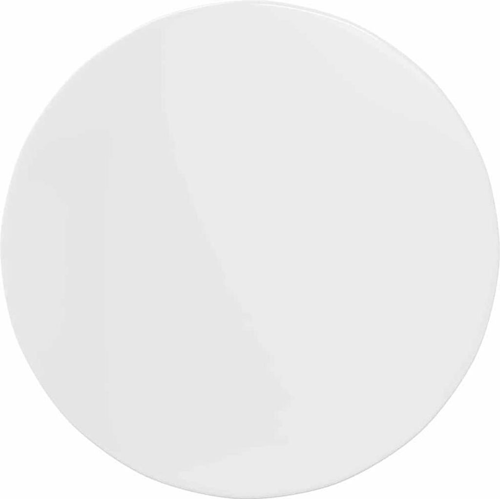 vidaXL Tischplatte Hochglanz-Weiß 80 x 80 x 1,5 cm Holzwerkstoff