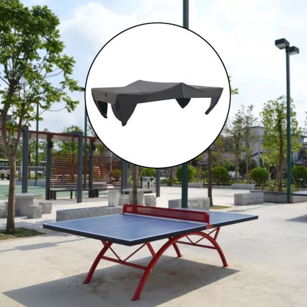 Grau Tischtennisplatte Tischtennis-Tischdecke Staubschutz Tischdecke Oxford 