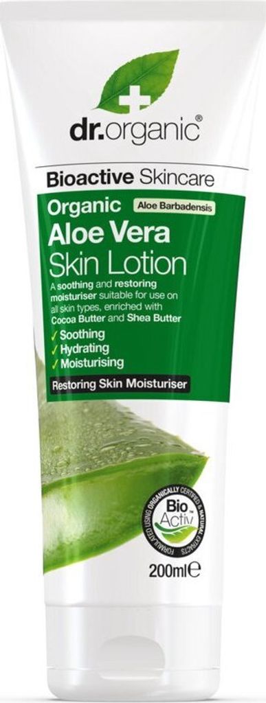 Dr. Organic Aloe Vera Huidlotion 200 ml Produktbild 
