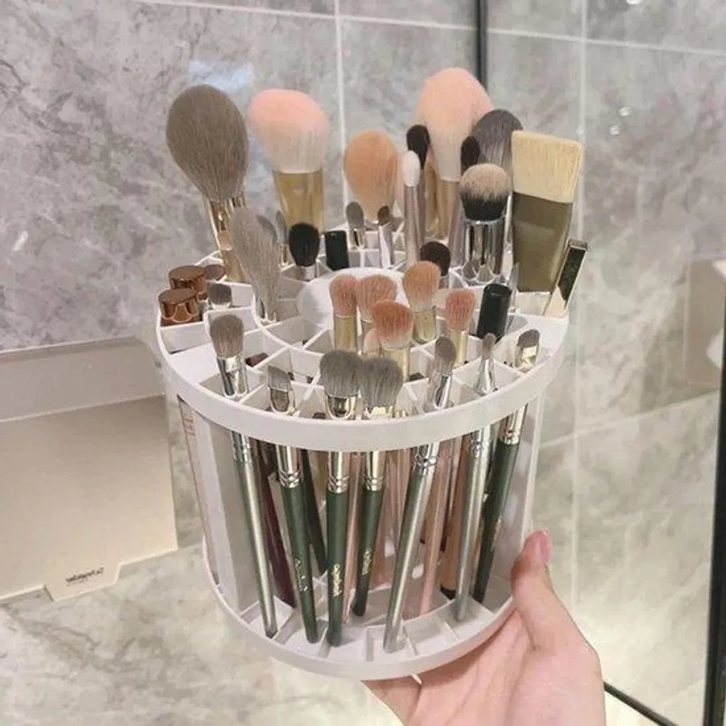 Porte-pinceaux avec support de séchage intégré en plastique incassable