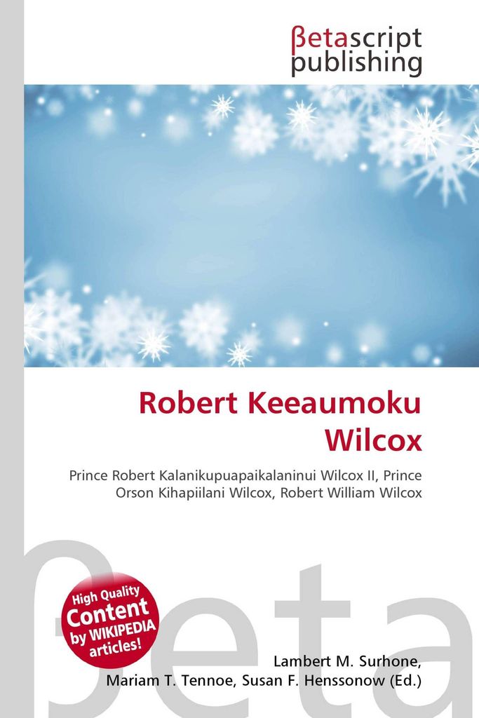 Robert Keeaumoku Wilcox