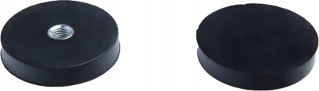 Magnethalter im Gummigehäuse 31x6 Innengewinde M5 5 Stück, Extrem stark, Magnettafeln, Kühlschränke, Whiteboards, DIY