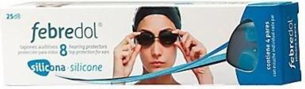 Tapones Oído Silicona 8 Unidades Febredol