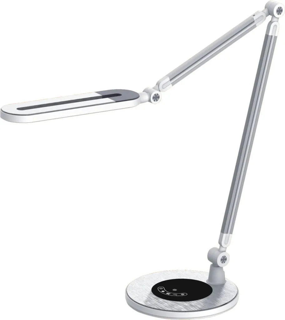 Lampe de bureau ALETTE K-BL1221 Kaja argentée pour un travail précis