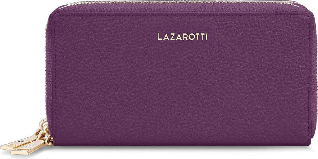 Portfel Lazarotti Bologna Leather Double Zip Around Wallet Zdjęcie produktu 