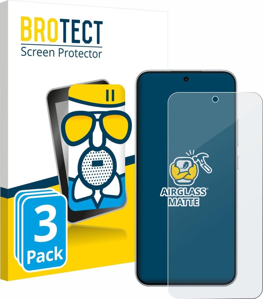 3x BROTECT Entspiegelungs Schutzglas für Oppo A6 Pro Schutzfolie Panzer Folie Glas Display Schutz matt
