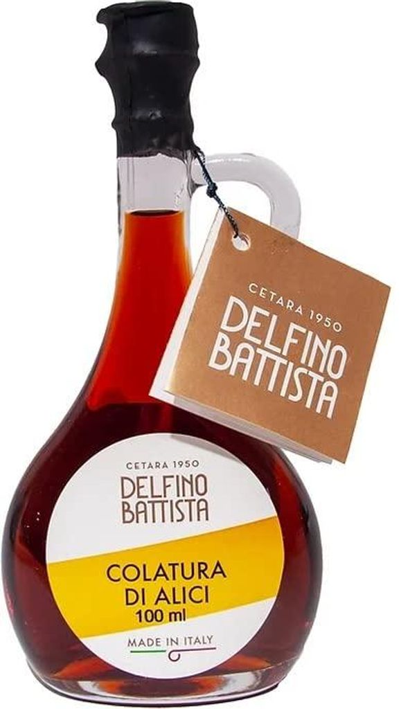 Delfino Battista, Colatura di Alici aus Cetara, 100 ml, Produktbild 