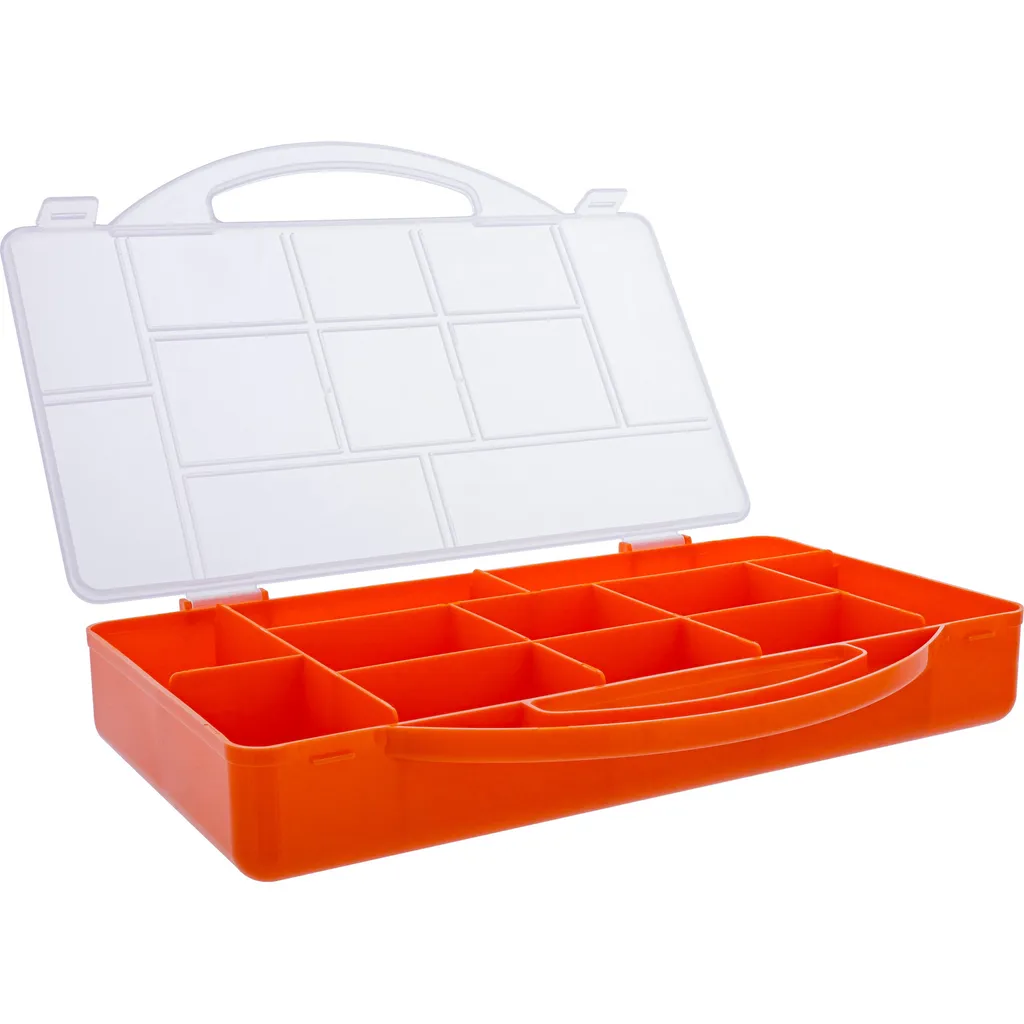 Boîte à Compartiments InLine 271x186x40mm avec Couvercle Transparent