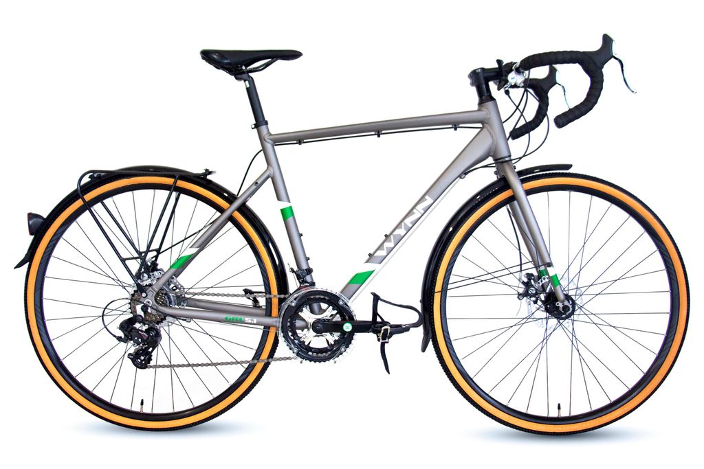 WYNN Gravelbike Gravel 28 Zoll GRL5.1 grau Rahmenhöhe 57 cm Produktbild 
