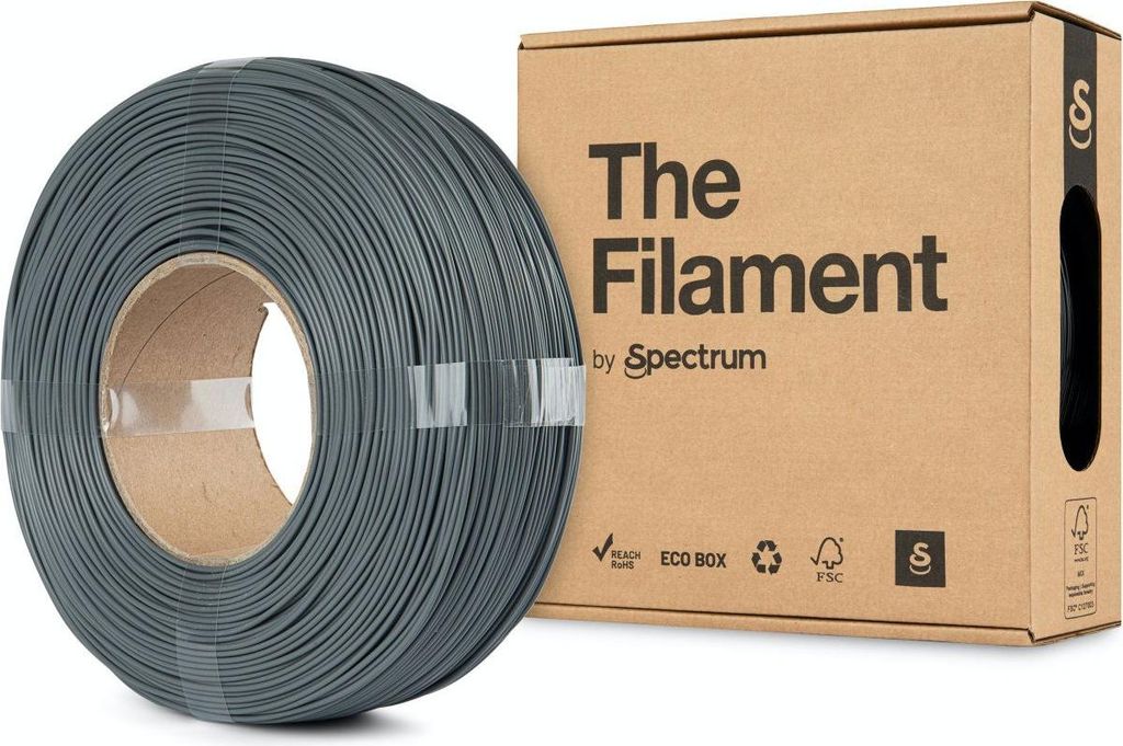 Das Filament ReFill PLA 1.75mm Basalt Grau 1kg