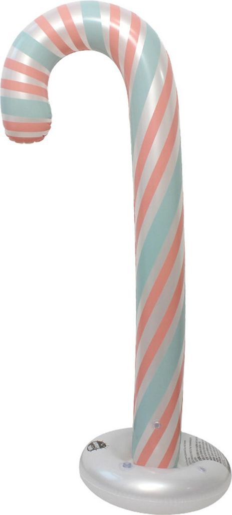 Weihnachts-Zuckerstangenballon, 130 cm (51 Zoll), große aufblasbare Zuckerstangendekoration für Geburtstag, Weihnachten, Hochzeit, Silvester, Kar...