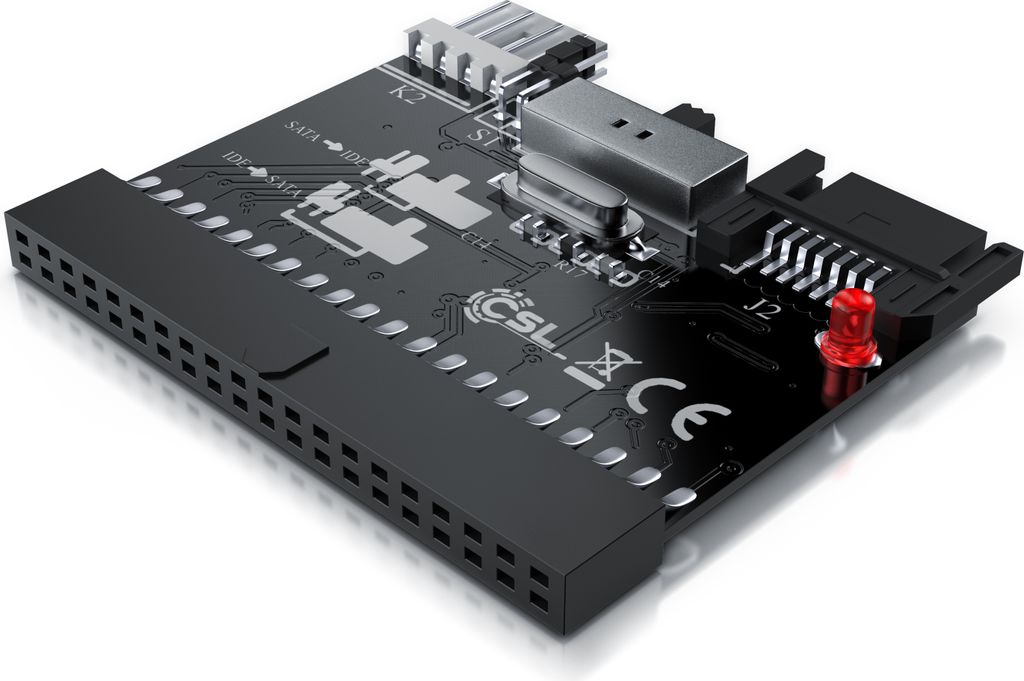 CSL - IDE zu SATA SATA zu IDE Adapter Konverter - HDD CD DVD - bidirektional