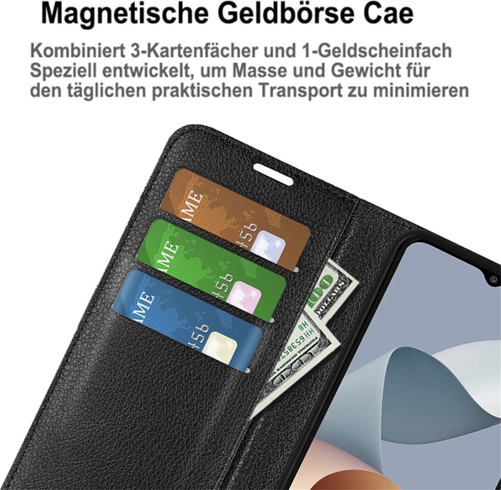 Handy Tasche ZTE Blade A73 4G / V50s / Axon 50 Lite Handyhülle Hülle Wallet Case