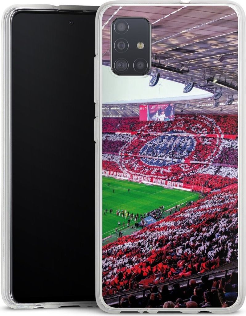 DeinDesign Handyhülle für Samsung Galaxy A51 Silikon Hülle Case Smartphone Schutzhülle FC Bayern München FCB Stadion