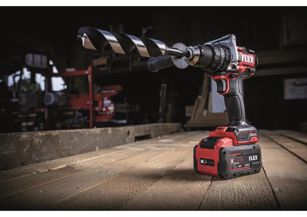 Perceuse visseuse à percussion sans fil 18V - Coffret de chantier FLEX - 6